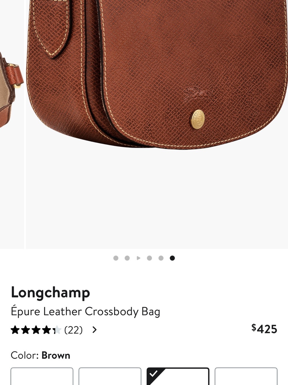 Longchamp Epure Leather Crossbody bag - Picture 5 of 16